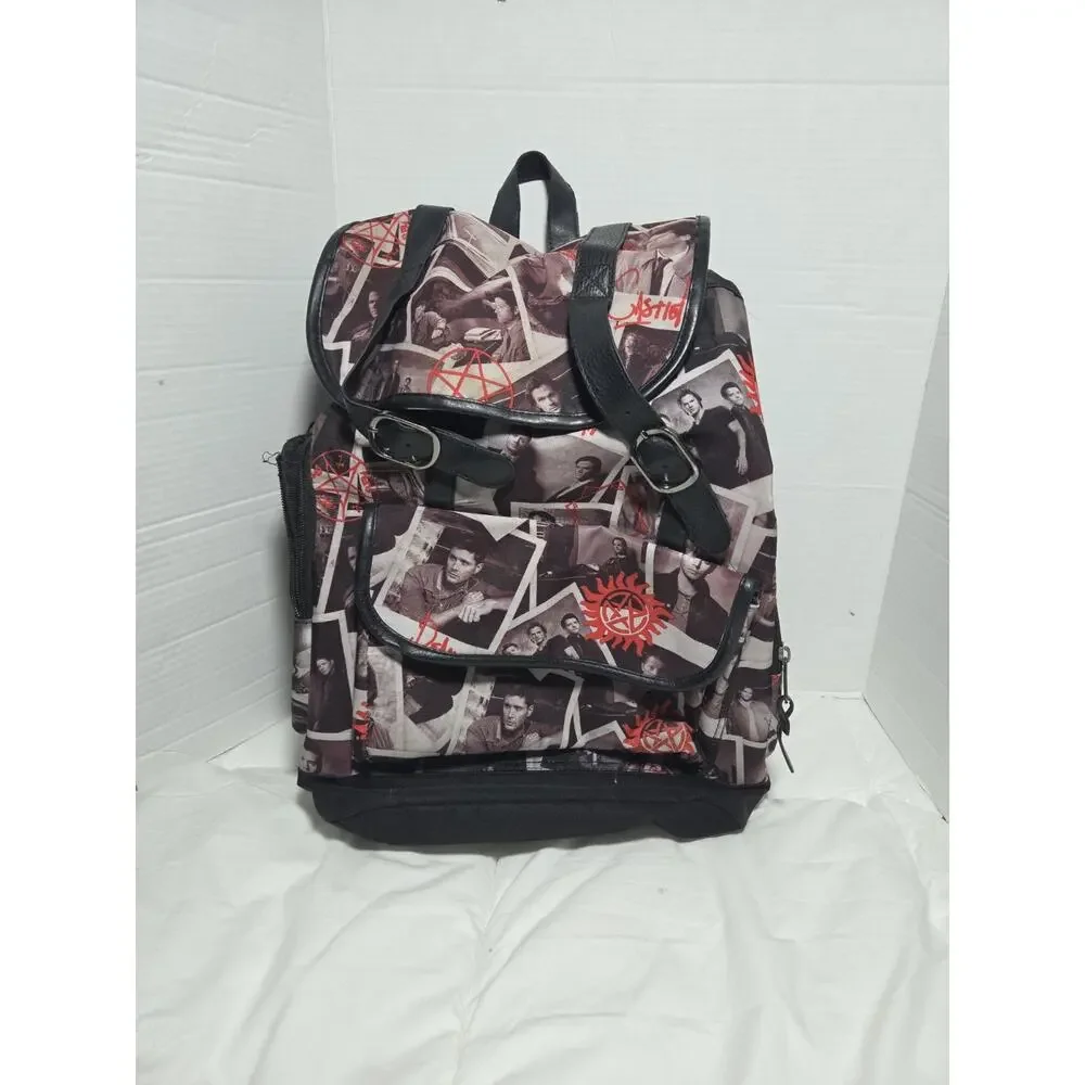 Supernatural SlouC Castiel Dean Backpack Join The Hunt Hot Topic Y2k Vtg Retired
